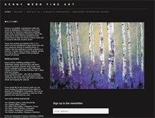 Tablet Screenshot of dennywebb.com